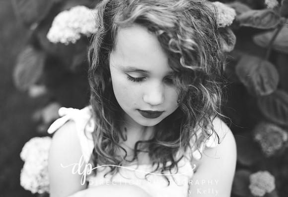 looking down b&w